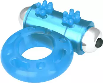 LoveToy Lumino Play Cockring Vibrator 3,9 cm transparent