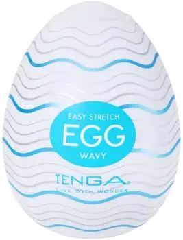 Tenga Wavy Eggs Taschenmuschi 6 St&uuml;ck