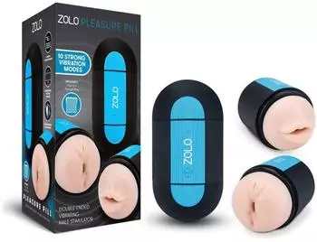 Zolo Pleasure Pill 15,8 cm schwarz