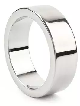 Mr. Steel Wide Band C-Ring 40 mm Silver