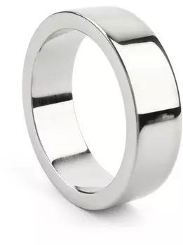 Mr. Steel Wide Band C-Ring 45 mm Silver