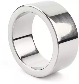Mr. Steel Mega Wide Band C-Ring 40 mm Silver