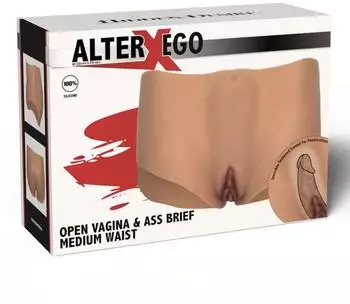 Hidden Desire Alter Ego Open Vagina & Ass Brief S/M/L