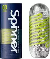 TENGA Masturbator Spinner 03 SHELL - mit Saug- und Dreh-Effekt f&uuml;r intensive