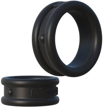 Pipedream Fantasy C-Ringz Max-Width Silicone Rings Black
