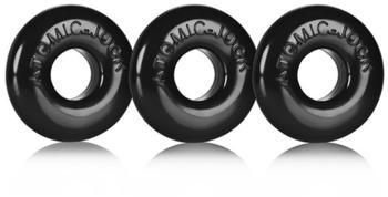 Oxballs Ringer of Do-Nut 1 black (3 Stk.)