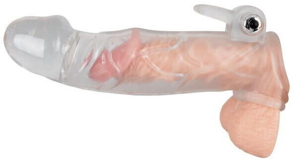 You2Toys Crystal Skin Transparent Penis Sheath with Vibration
