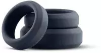 Boners BON002, Boners "3-Teile Flach" Penisring-Set