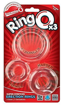 Screaming O Ringo Clear Erection Rings