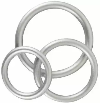 You2Toys Metallic Silicone Cock Ring Set