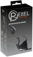 Rebel Cock ring with RC ball massager