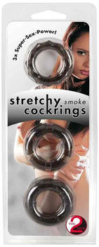 You2Toys Stretchy Cock Rings smoke