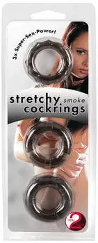 You2Toys Stretchy Cock Rings smoke You2Toys Stretchy Cock Rings smoke