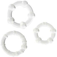 Seven Creations - Set aus drei transparenten Penisringen 1 St