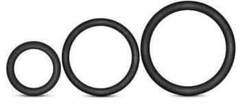 Blush Performance Vs4 Cock Ring Set Black