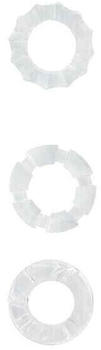 Dreamtoys Menzstuff Stretchy Cock Rings Clear
