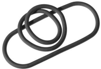 Perfect Fit Silicone 9" Slim Wrap Ring - Black