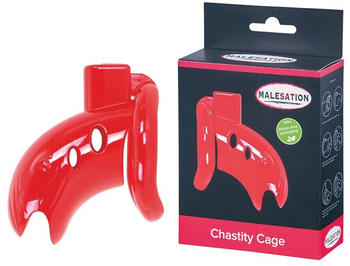 Malesation Chastity Cage Red