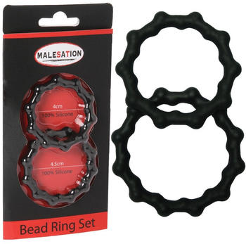 Malesation Bead Ring Set