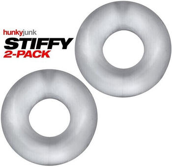 Oxballs STIFFY 2-pack Bulge Cockrings - Clear Ice