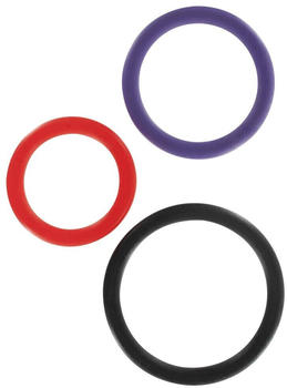 ToyJoy Triple Rings Multicolor 3pcs Multicolor
