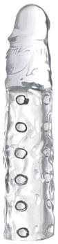 Size Matters 3 Inch Clear Penis Enhancer Sleeve Transparent