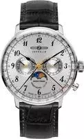 ZEPPELIN Multifunktionsuhr "LZ 129 Hindenburg Moonphase" Armbanduhr, Quarzuhr,