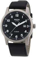 Boccia Titanium 3631-01, Boccia Titanium 3631-01 Herrenarmbanduhr Schwarz male,