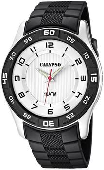 Calypso Herrenuhr schwarz/weiß