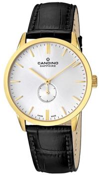 Candino Herren-Armbanduhr XL Analog Quarz Leder C4471-1
