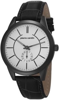 Pierre Cardin Herren Armbanduhr TROCA Black Leder PC106571F05