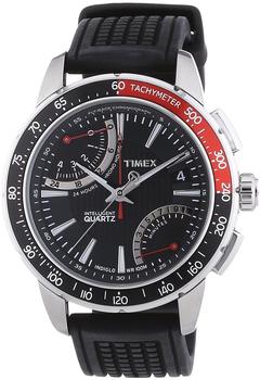 Timex Herren-Armbanduhr Analog Silikon schwarz T2N705D7