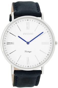 Oozoo Vintage Uhr Blau/Weiss C7343