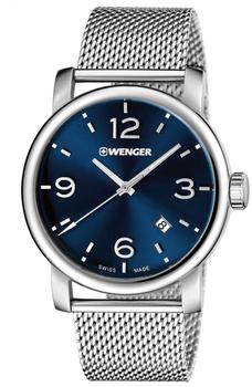 Wenger HerrenArmbanduhr Analog Quarz Edelstahl 01.1041.125