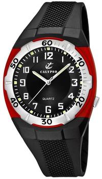 Calypso Herren-Armbanduhr Sport analog Quarz-Uhr Pu schwarz Uk5214/4