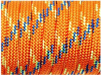 Alsino Paracord Schnüre Fallschirmschnur verschiedene Größen, Länge wählen:30 Meter, Farbe wählen:PC-022 orange blau gelb
