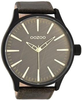 Oozoo Timepieces Mineralglas Quarz Leder braun UOC7863