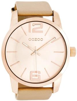 Oozoo C8035 Armbanduhr für Damen Beige