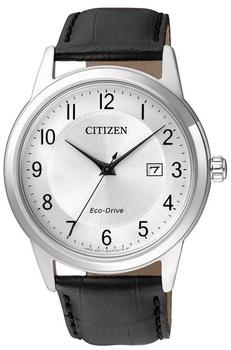 Citizen Eco-Drive Sports Herrenuhr Armbanduhr mit Lederarmband AW1231-07A
