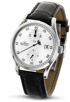 Philip Watch Herren-Armbanduhr SUNRAY Analog Quarz Leder R8221180015