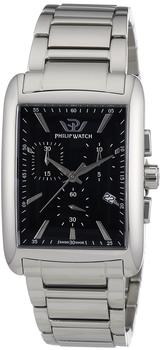 Philip Watch Herren-Armbanduhr TRAFALGAR Analog Quarz Edelstahl R8273674002
