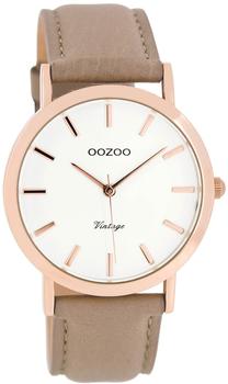 oozoo-vintage-damen-armbanduhr-taupe