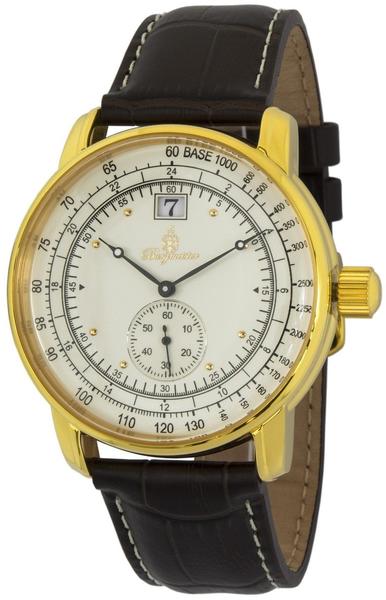 Burgmeister Herren Analog Quarz Uhr mit Leder Armband BM333-285