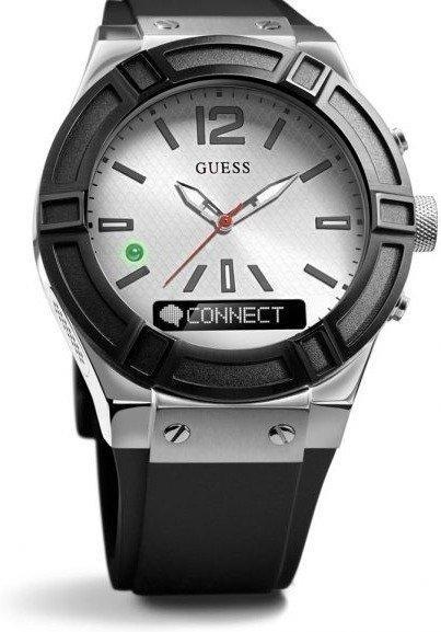 Guess Watches Guess Connect 45mm Silber & Schwarz (C0001G4)