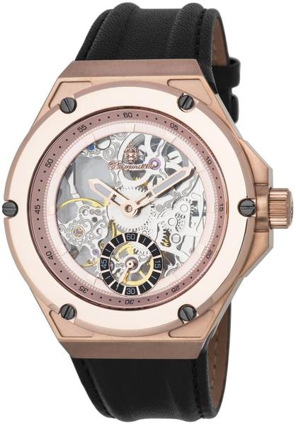 Burgmeister Herren Datum klassisch Mechanik Uhr mit Leder Armband BM232-302