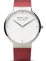 Bering 15540-500, Bering 15540-500 5atm 40mm Watch Rot Mann Grey / Sapphire