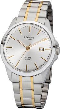REGENT Uhr - Herrenuhr bicolor mit Datum - F1013