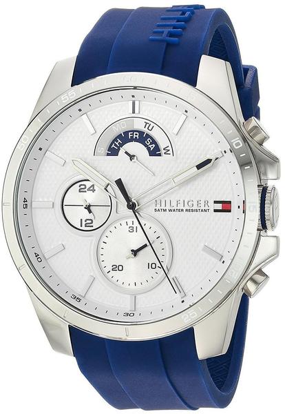 Tommy Hilfiger 1791349 Decker Uhr Herrenuhr Kautschuk Datum blau Test |  Angebote ab 141,80 € (März 2021) | Testbericht.com