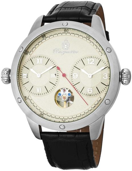 Burgmeister Herren Datum klassisch Automatik Uhr mit Leder Armband BM233-182