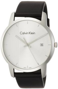 Calvin Klein Herren Analog Quarz Uhr mit Leder Armband K2G2G1CX